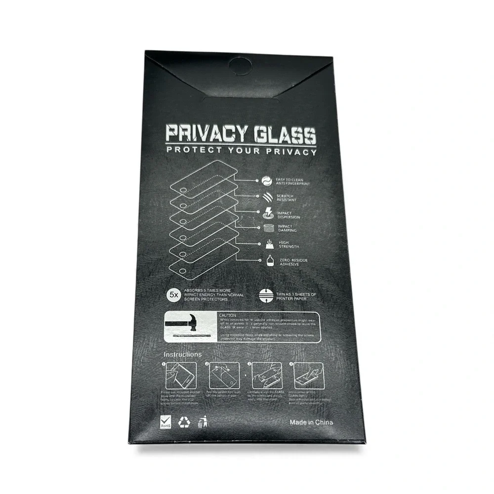 iPhone 16 Pro Max, 5 Pack, Premium Privacy‎ Glass Screen Protectors